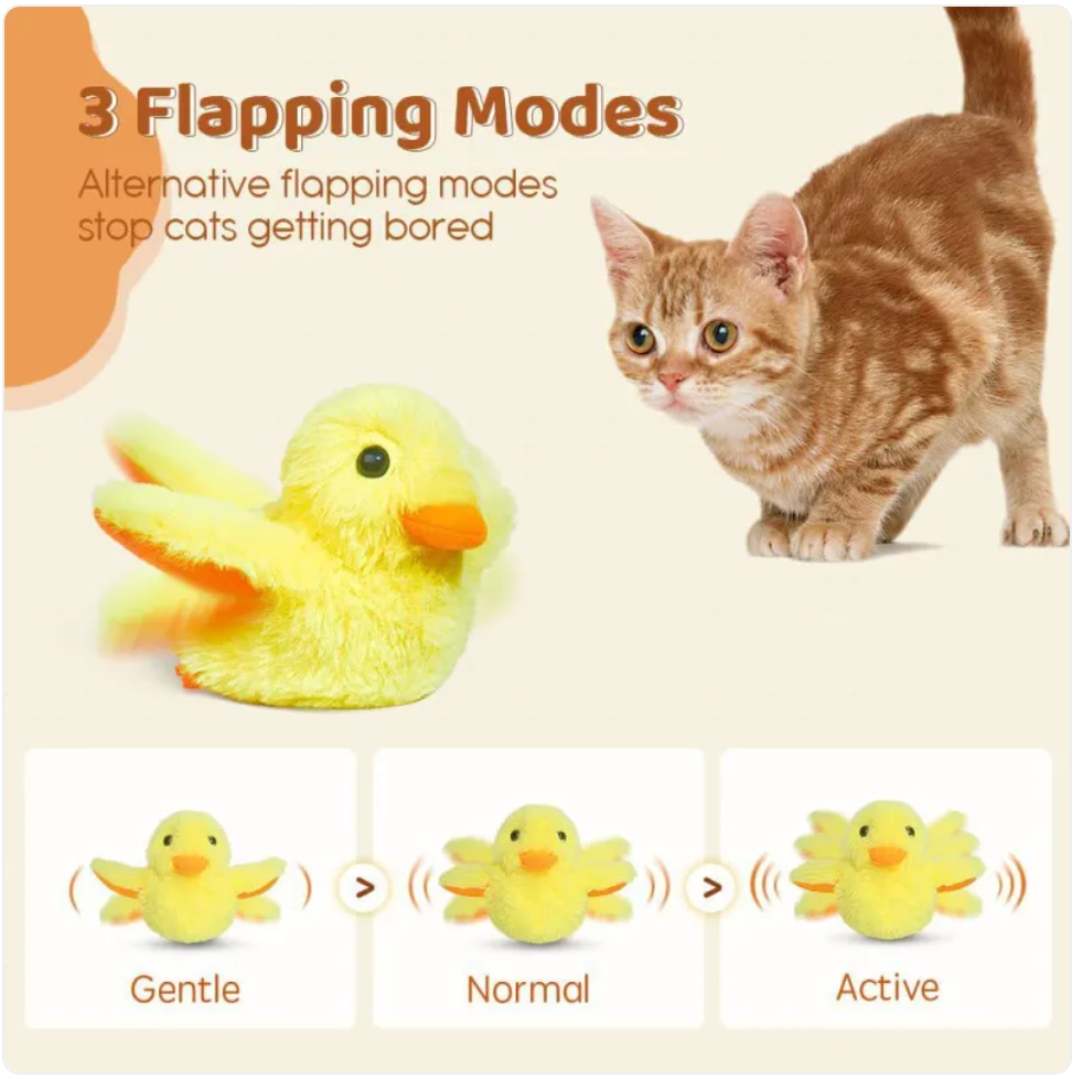 Wiggly Duck Interactive Cat Toy