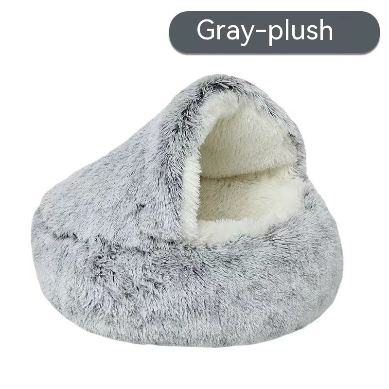 Cozy Semi-Enclosed Cat Bed
