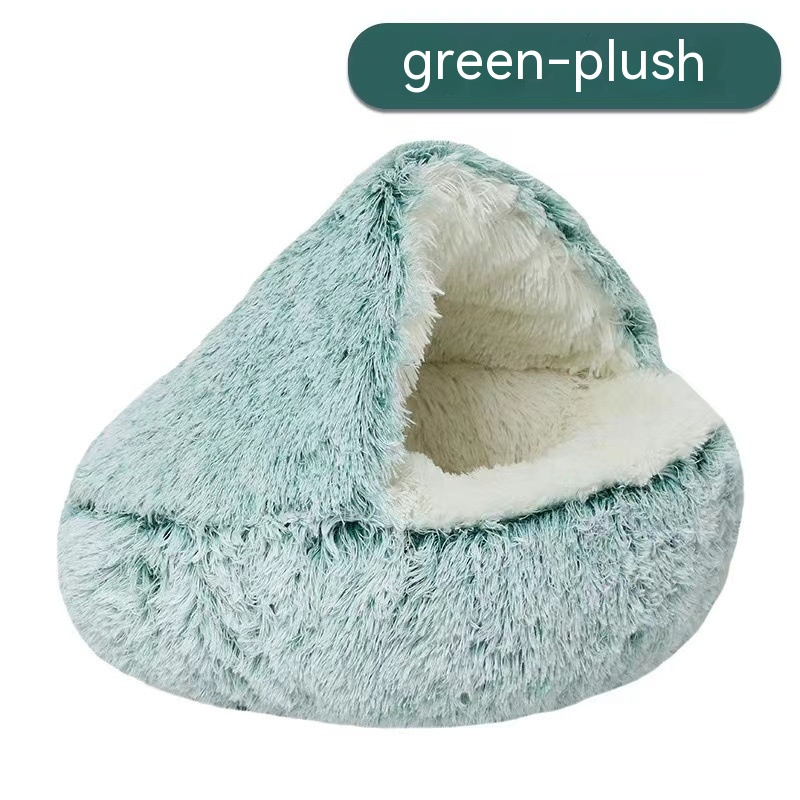 Cozy Semi-Enclosed Cat Bed