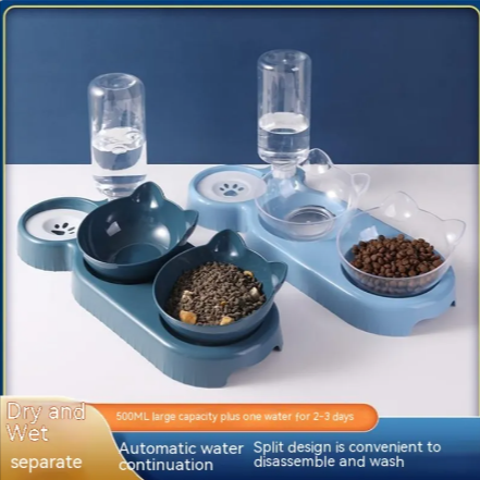Spill-Resistant Cat Bowl