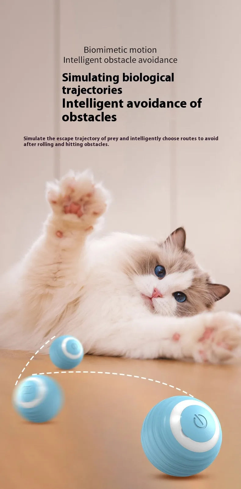 Smart Rolling & Bouncing Pet Ball