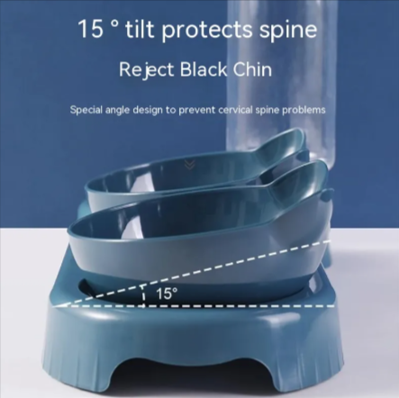 Spill-Resistant Cat Bowl