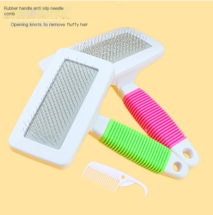 Steel-Pin Pet Grooming Comb